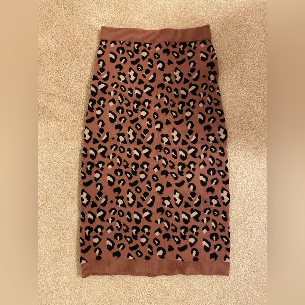Halogen cheetah print skirt from Nordstrom XS